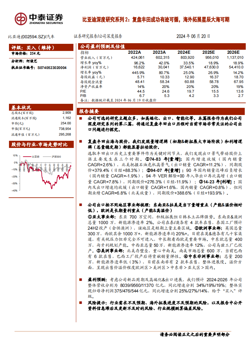 比亚迪研究报告：复盘丰田成功有迹可循，海外拓展星辰大海可期,比亚迪,新能源汽车,第1张