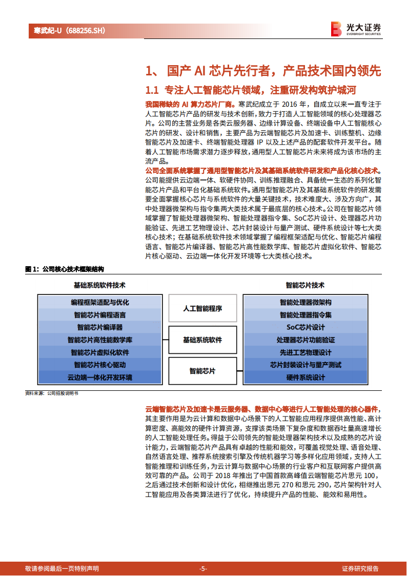 寒武纪研究报告：中国AI芯片巨头加速成长,寒武纪,人工智能,半导体,第5张