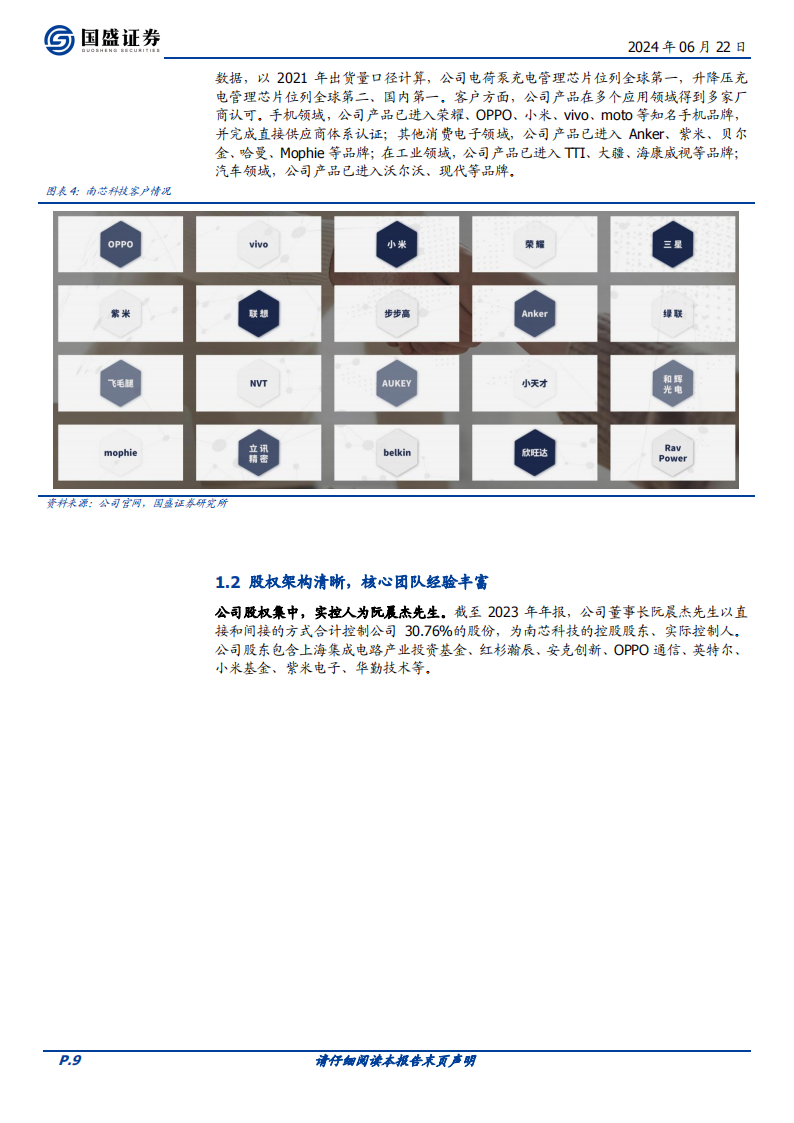 南芯科技研究报告：全球快充芯片领先企业，产品与应用场景持续拓展,南芯科技,快充芯片,半导体,第9张