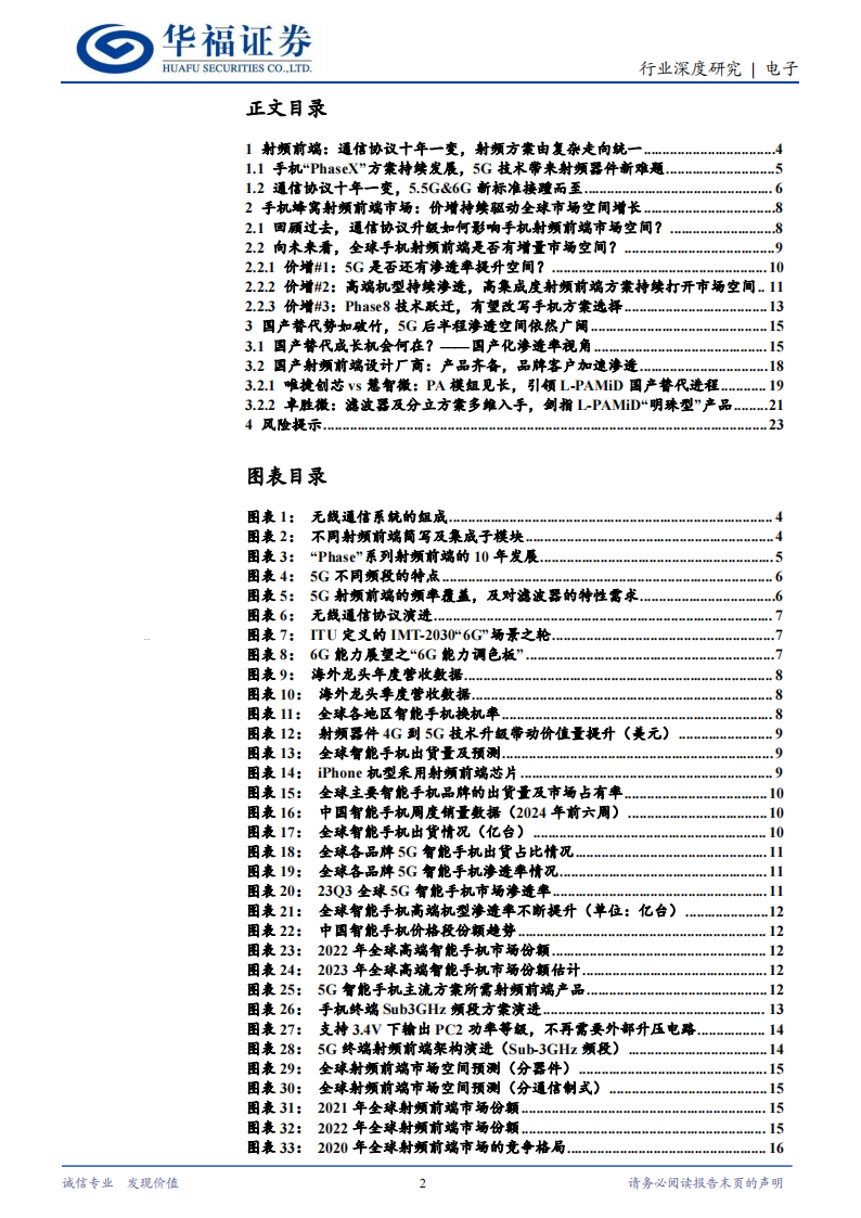 射频前端行业专题报告：5G时代崭露锋芒，高端产品加速渗透,射频前端,5G,半导体,第2张