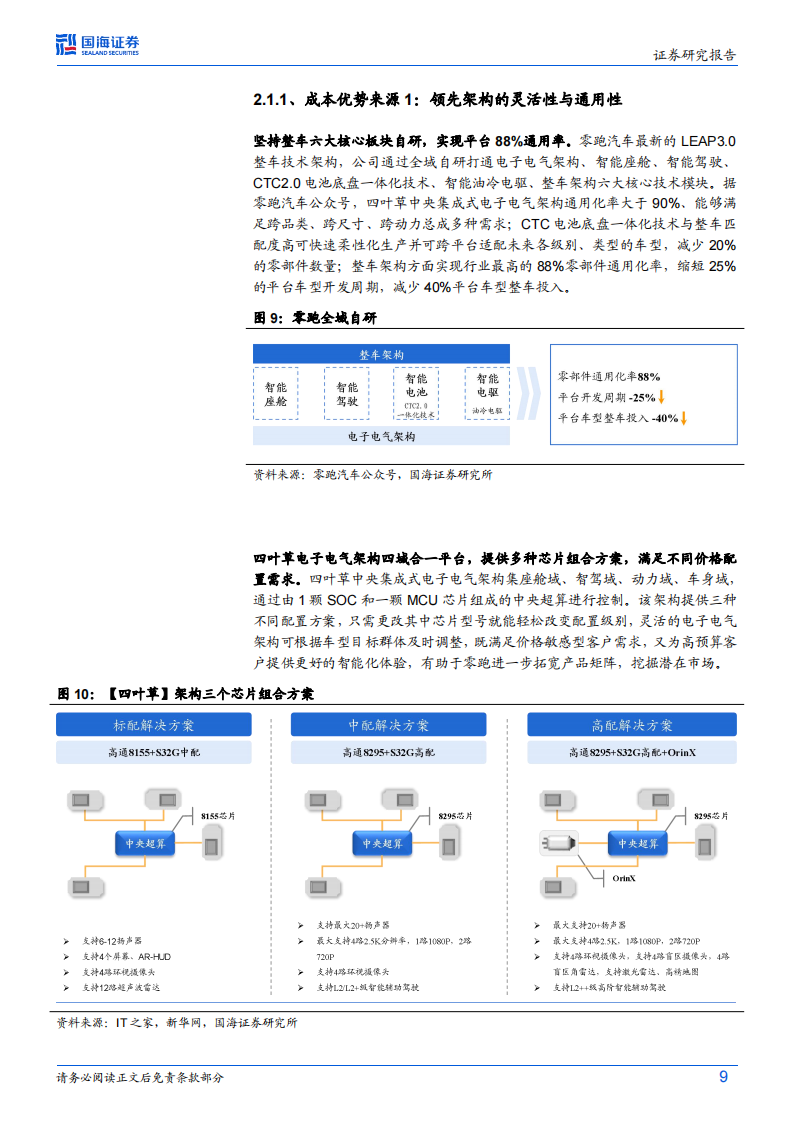 零跑汽车研究报告：自研自制优势已现，海外合资盈利可期,零跑汽车,造车新势力,新能源汽车,第9张