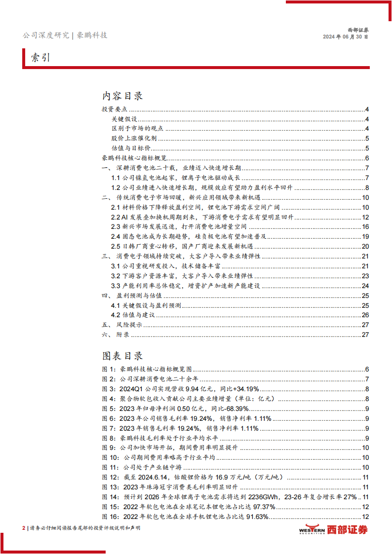 豪鹏科技研究报告：消费电池行业老兵，大客户打开业绩新增量,豪鹏科技,电池,汽车,第2张