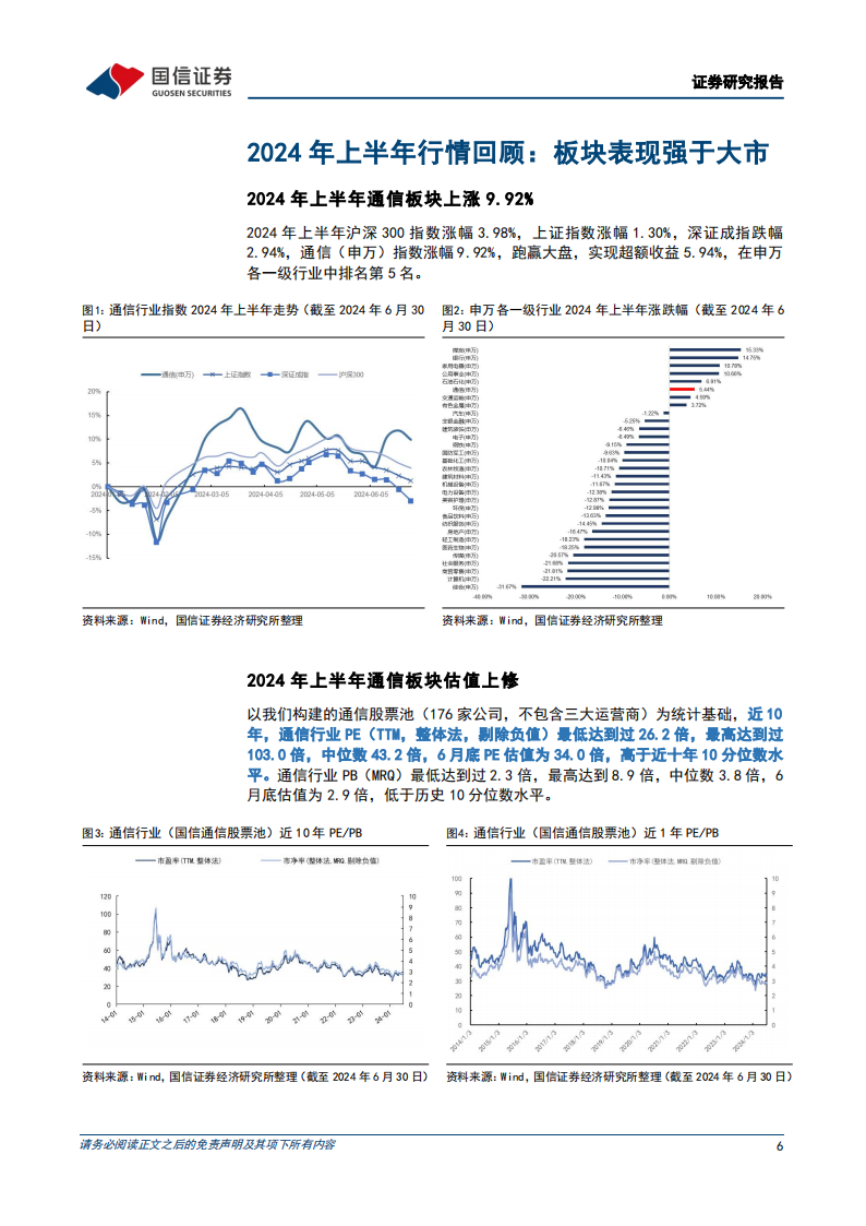 通信行业2024年中期投资策略：聚焦云边算力，兼顾运营商及卫星互联网,通信,云计算,卫星互联网,第6张