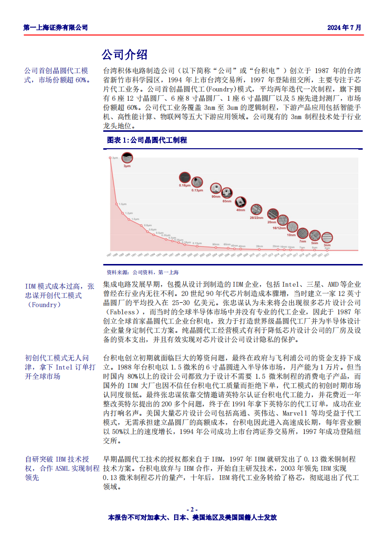 台积电研究报告：芯片创新关键节点，半导体行业幕后推手,台积电,芯片,半导体,第2张