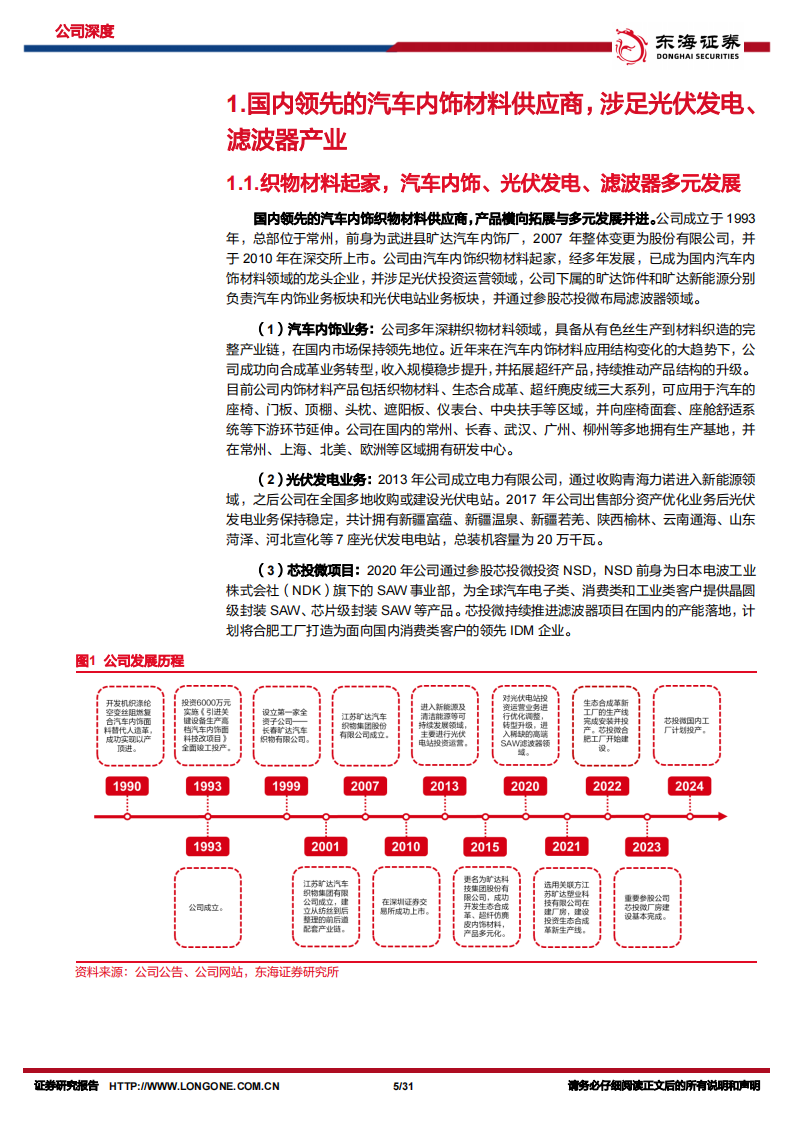 旷达科技研究报告：汽车内饰材料龙头，新能源车企项目步入收获期,旷达科技,汽车内饰,新能源汽车,第5张