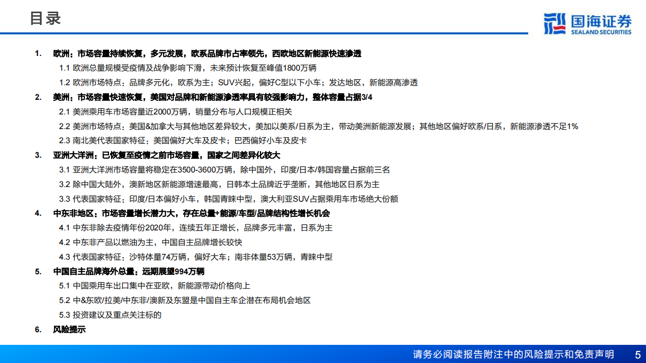 汽车行业分析报告：中国自主出海远航，海外销量向千万进阶,汽车,出海,第5张