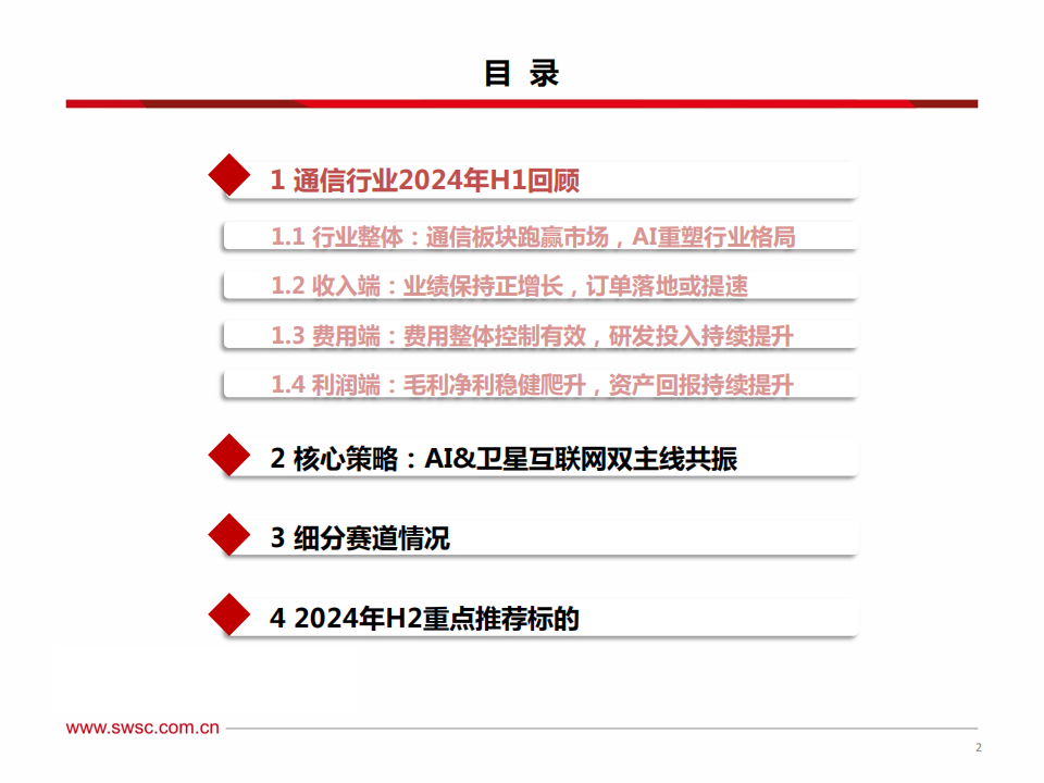 通信行业2024年中期投资策略：AI连接需求旺盛，卫星组网即将展开,通信,人工智能,卫星通信,第3张