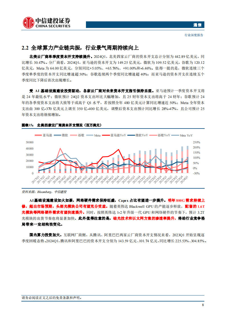 通信行业2024年中期投资策略报告：稳居红利，进击算力，把握复苏,通信,第10张