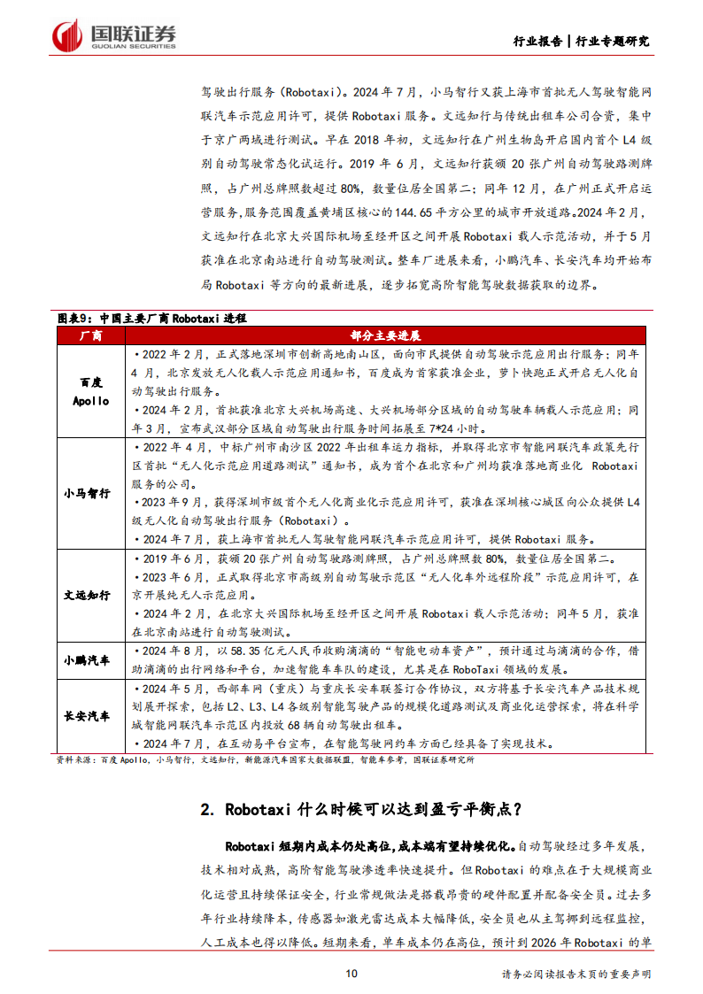 Robotaxi核心问题三问三答,Robotaxi,智能化,智能驾驶,第10张