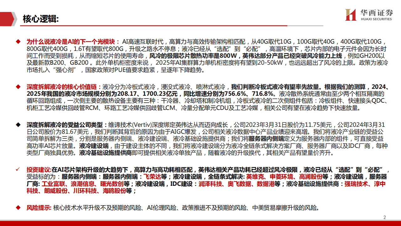 AIGC行业专题报告：液冷，AI时代的下一个“光模块”,AIGC,人工智能,AIGC,人工智能,第2张