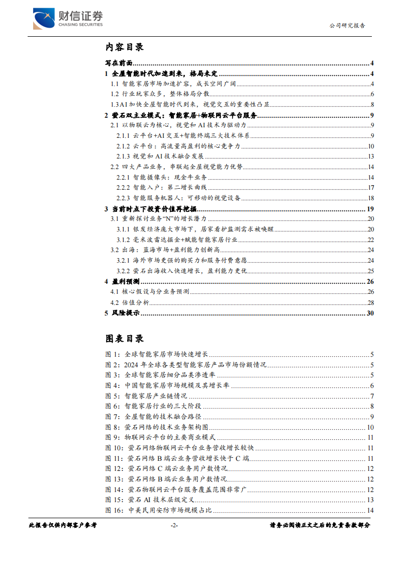 萤石网络研究报告：云平台+智能家居构筑核心优势，再寻新兴投资价值,萤石网络,云平台,智能家居,云计算,萤石网络,云平台,智能家居,云计算,第2张