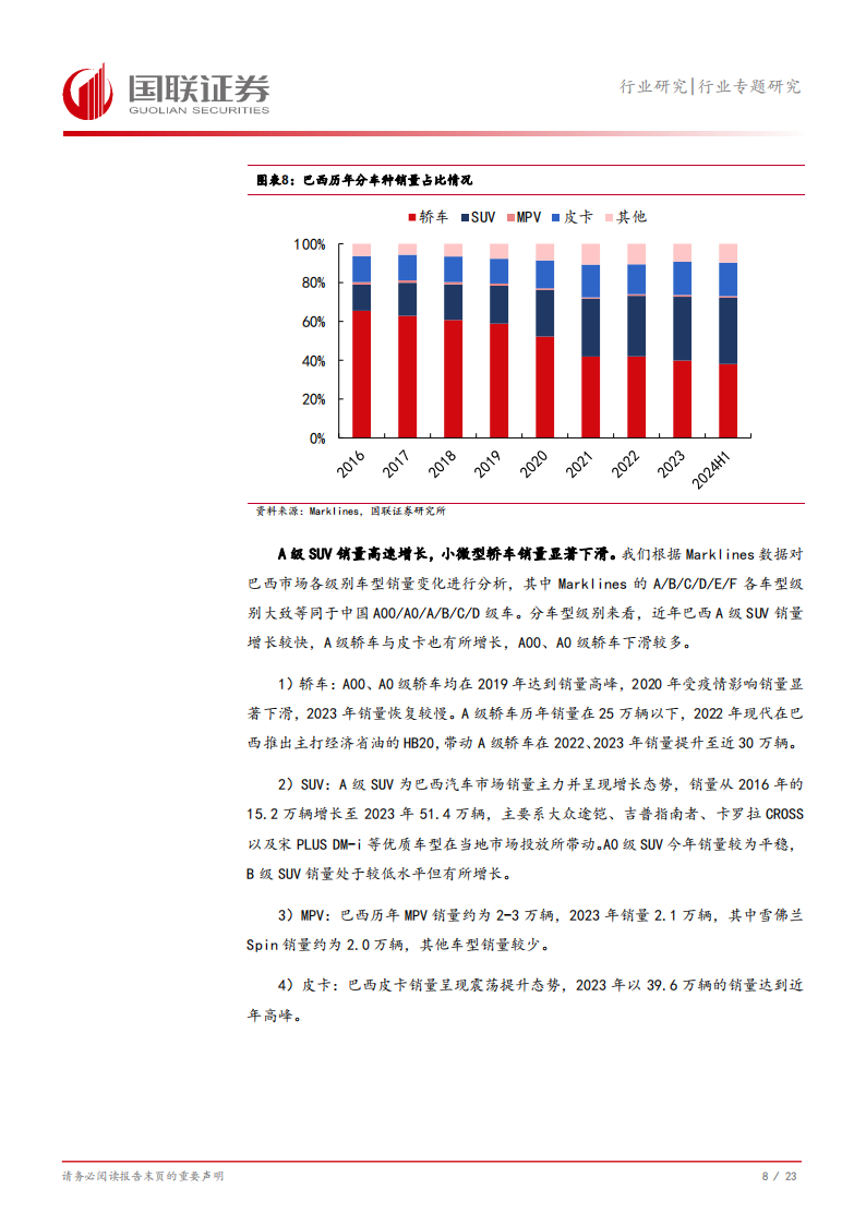 汽车行业专题研究：拉美市场桥头堡，巴西加速新能源转型,汽车,拉美,巴西,新能源,汽车,拉美,巴西,新能源,第9张