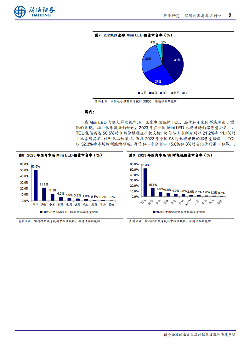 Mini LED行业分析：引领电视技术革命，产业链降本与终端需求共振有望持续提高渗透率,Mini,LED,产业链,Mini LED,产业链,第9张