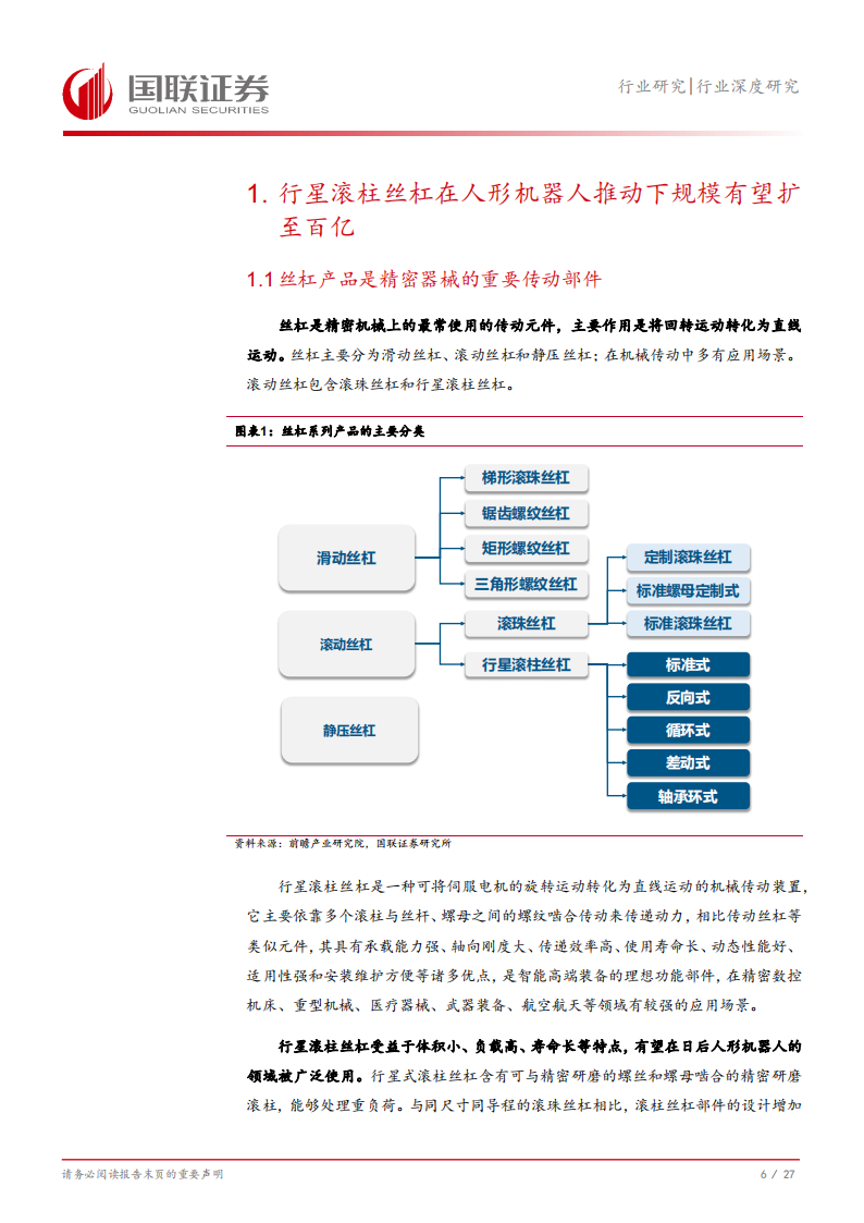 丝杠行业专题报告：国产替代在即，人形机器人带来星辰大海,丝杠,人形机器人,智能化,丝杠,人形机器人,智能化,第7张