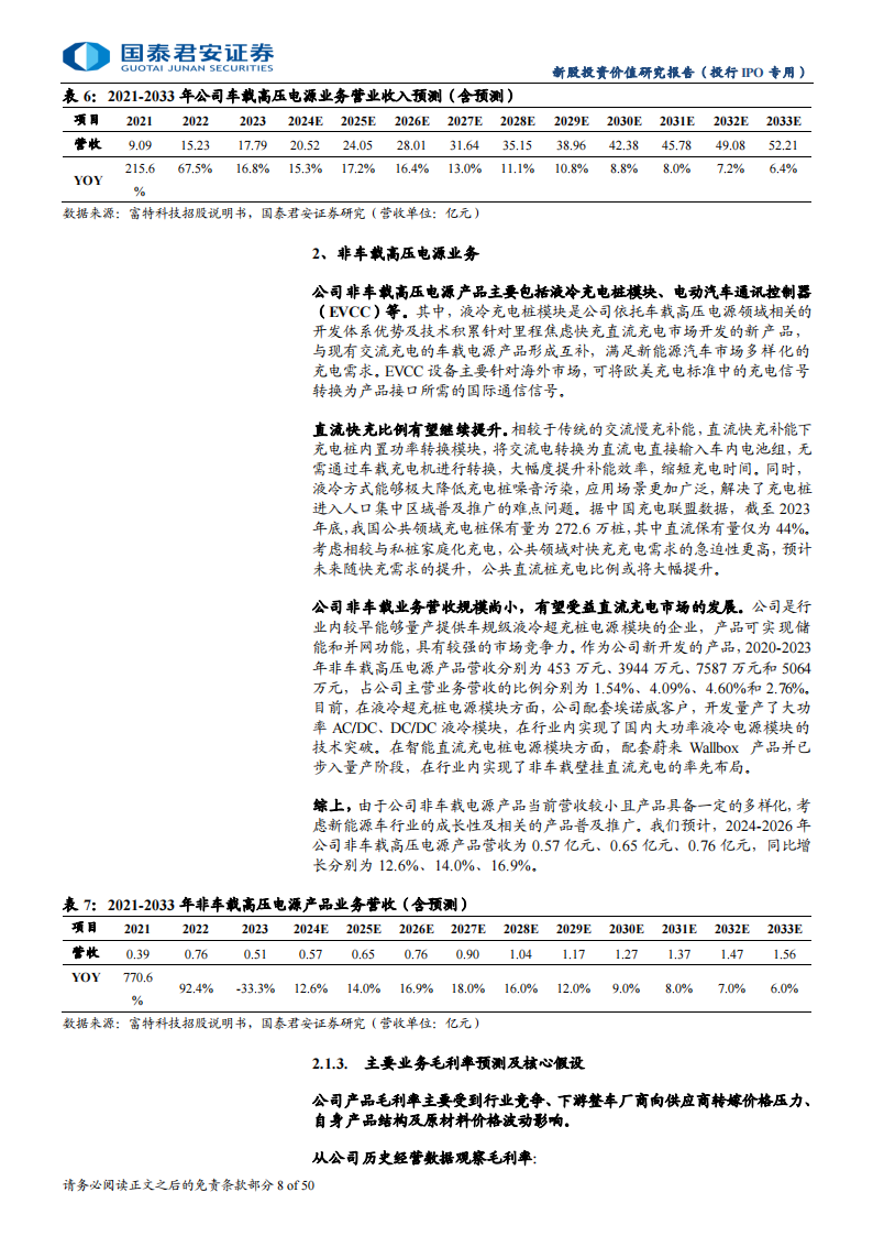 富特科技-A22168-新股投价报告：新能源汽车车载电源行业领先企业,富特科技,新能源汽车,车载电源,富特科技,新能源汽车,车载电源,第8张