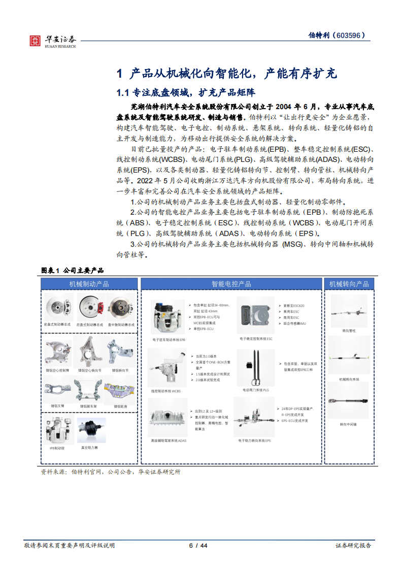 伯特利研究报告：智能化轻量化双驱，产能扩张及全球化布局加速,伯特利,智能化,轻量化,全球化,伯特利,智能化,轻量化,全球化,第6张