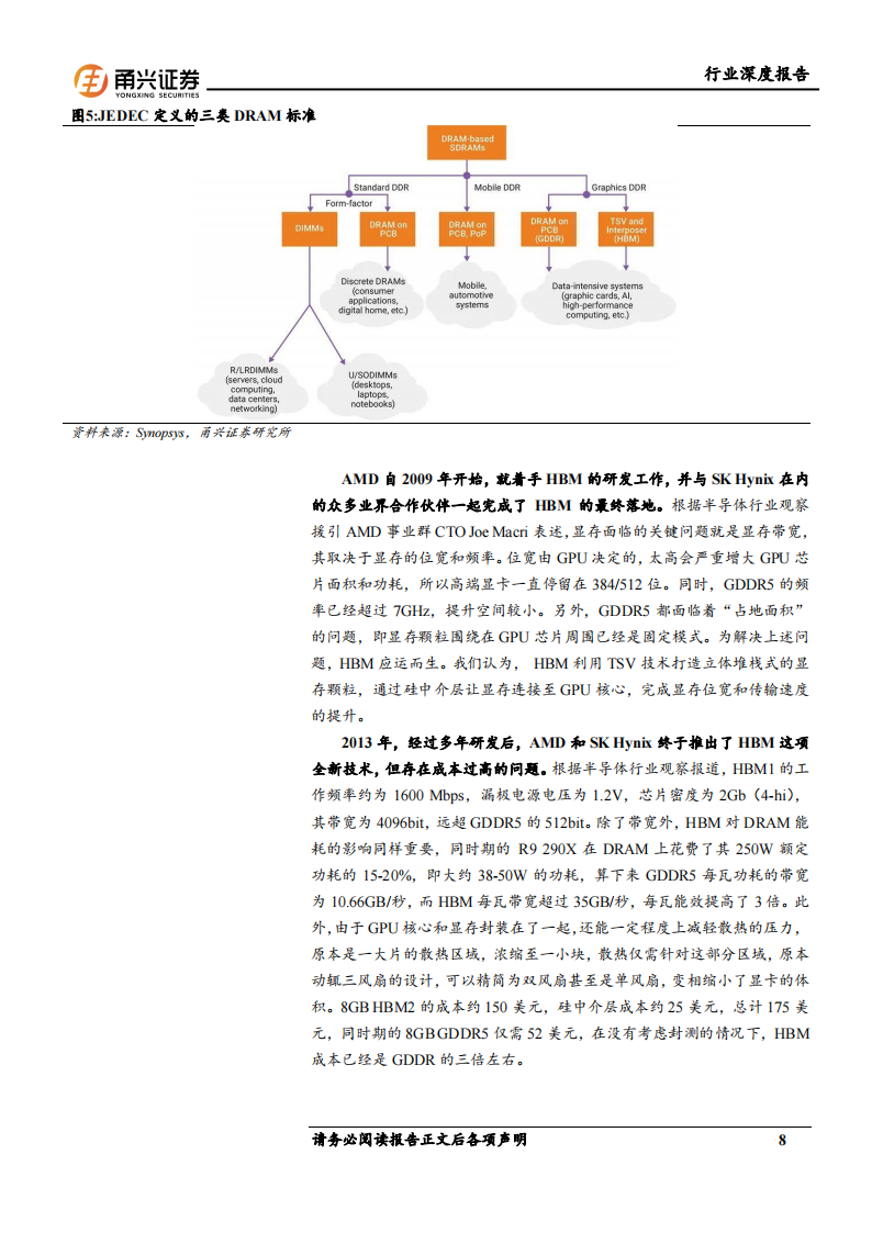 存储芯片行业专题报告：HBM算力卡核心组件，国内产业链有望受益,存储芯片,HBM,算力,国内,产业链,存储芯片,HBM,算力,国内,产业链,第8张