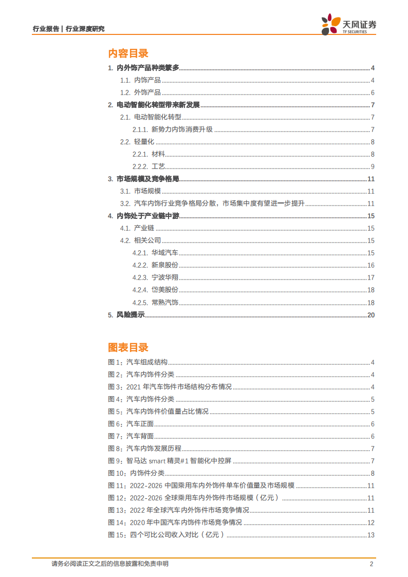 汽车内外饰行业专题分析：竞争格局分散，电动智能化有望推升集中度,汽车,内外饰,电动化,智能化,汽车,内外饰,电动化,智能化,第2张