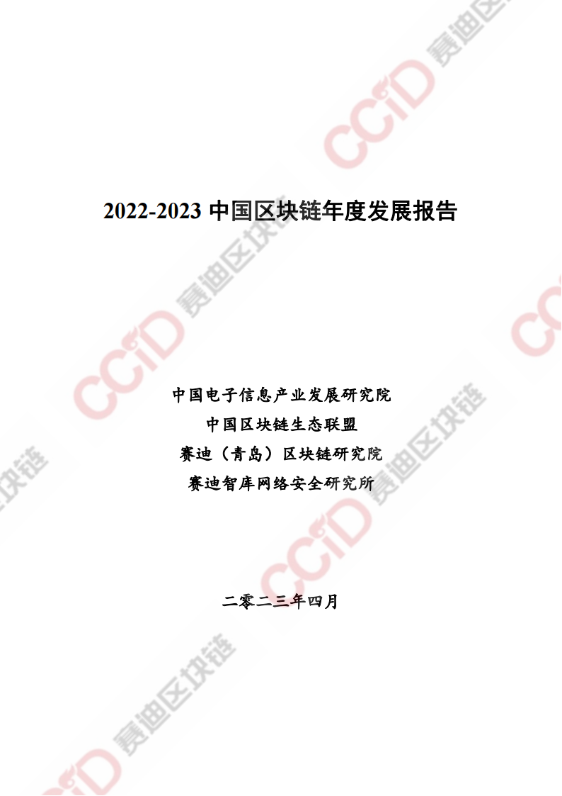 2022-2023 中国区块链年度发展报告,区块链,AI,区块链,AI,第1张