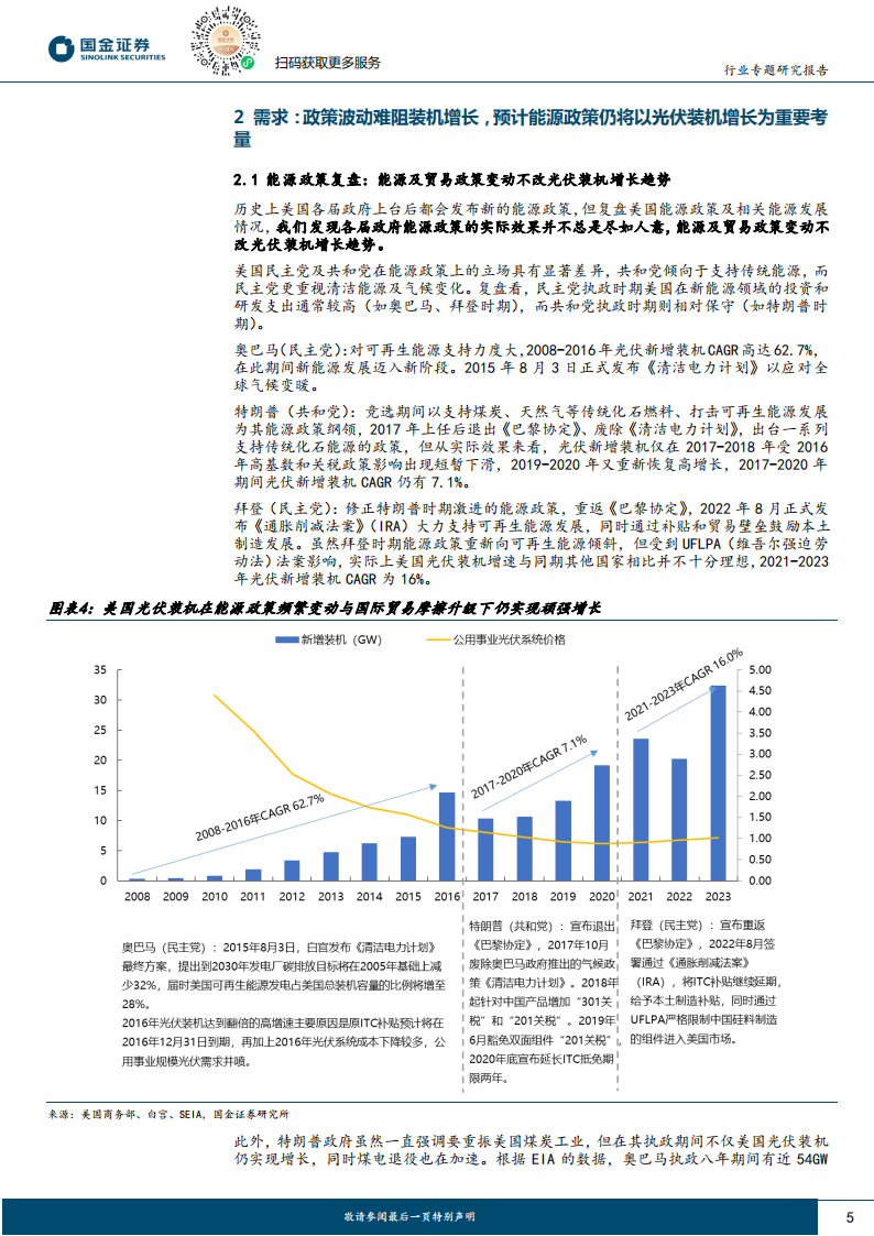 美国光储市场专题报告：政策波动难阻装机增长，优势企业恒强，预期修复临近,美国,光储,新能源,美国,光储,新能源,第5张