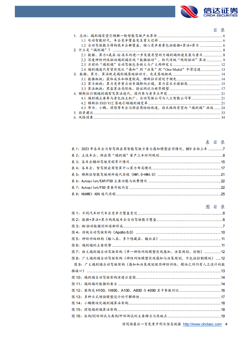 汽车行业智能驾驶专题报告：端到端革命开启，强者愈强时代即将来临,汽车,智能驾驶,端到端,汽车,智能驾驶,端到端,第4张