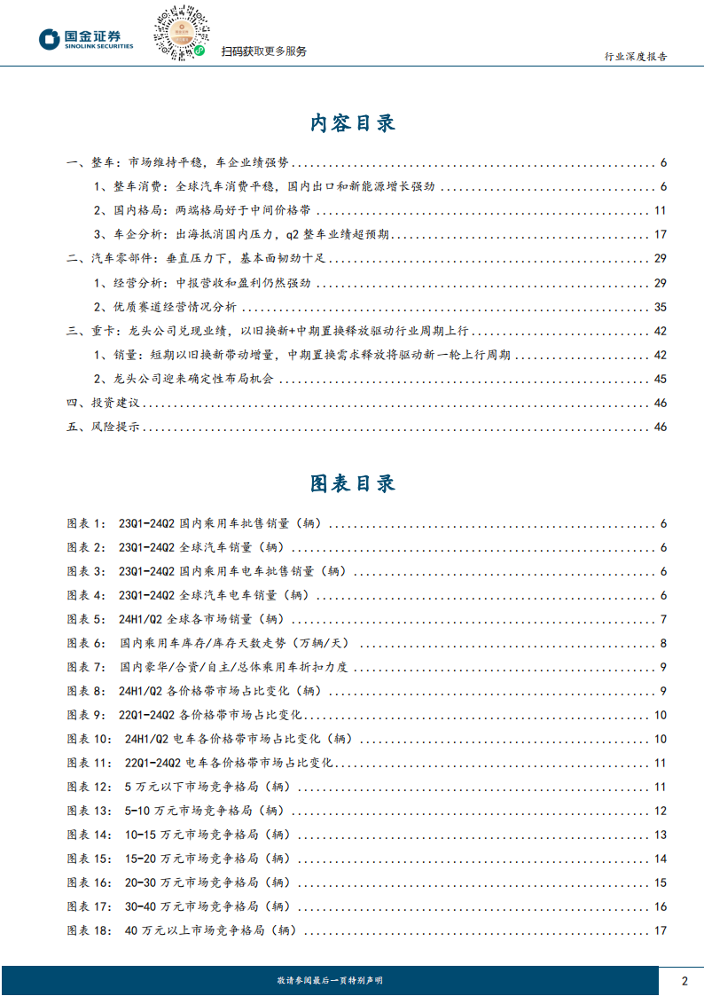 汽车行业24H1财报总结：产业仍在高景气度周期，竞争格局将主导分化行情,汽车,汽车,第2张