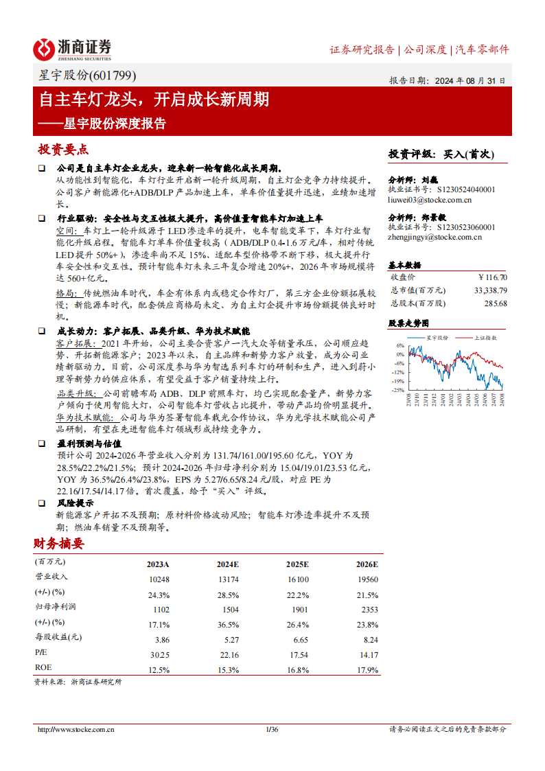 星宇股份研究报告：自主车灯龙头，开启成长新周期,星宇股份,车灯,汽车,星宇股份,车灯,汽车,第1张