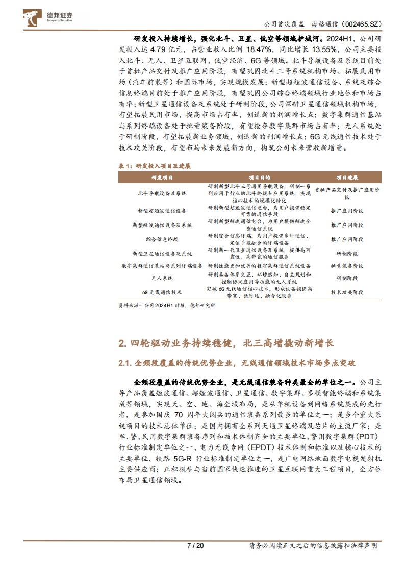 海格通信研究报告：中国移动注资开启全面合作，北斗、卫星、低空三线齐进,海格通信,中国移动,北斗,卫星通信,低空经济,海格通信,中国移动,北斗,卫星通信,低空经济,第7张