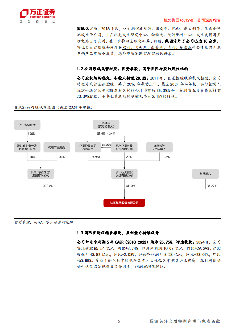 杭叉集团研究报告：电动化与国际化交互促进，叉车龙头增添新动能,杭叉集团,电动化,国际化,叉车,杭叉集团,电动化,国际化,叉车,第6张