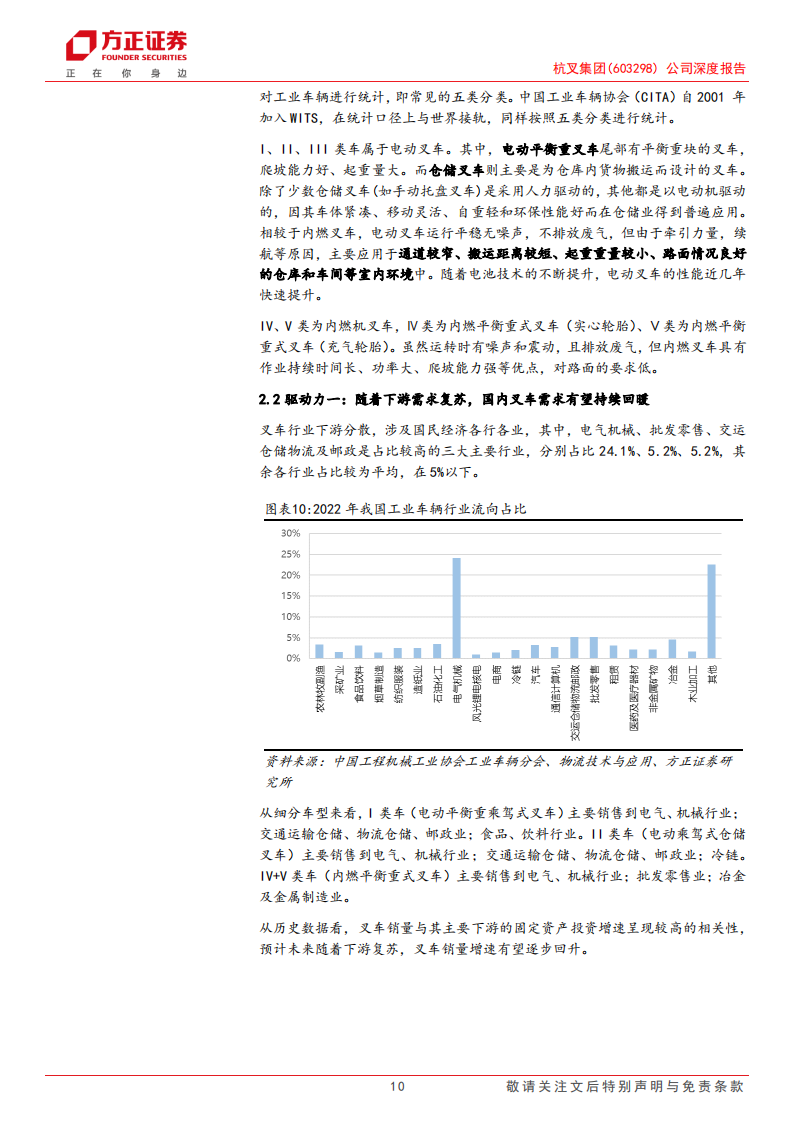 杭叉集团研究报告：电动化与国际化交互促进，叉车龙头增添新动能,杭叉集团,电动化,国际化,叉车,杭叉集团,电动化,国际化,叉车,第10张