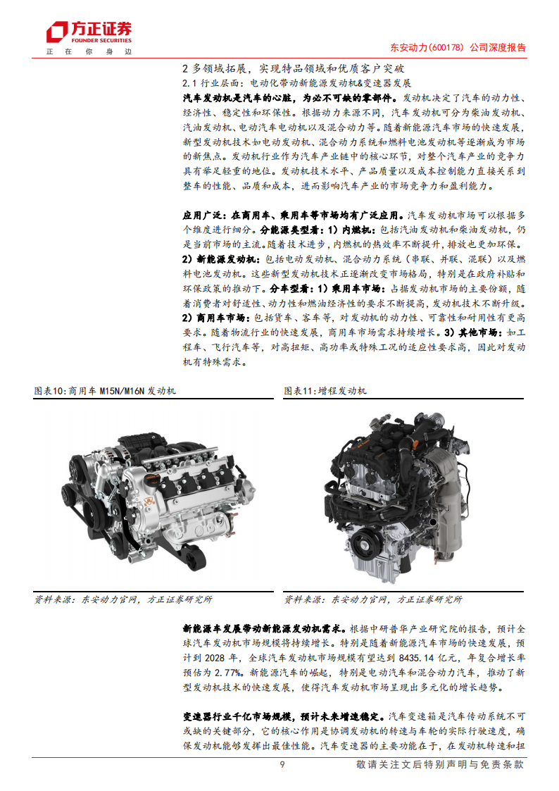 东安动力研究报告：发动机新能源转型正当时，多领域客户全覆盖,东安动力,发动机,新能源,东安动力,发动机,新能源,第9张