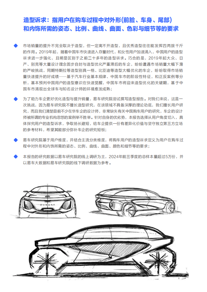 购车决策洞察报告之造型篇（2024版）：女性是中国车市新造型的“白衣骑士”,购车决策洞察,造型,女性,汽车,购车决策洞察,造型,女性,汽车,第2张