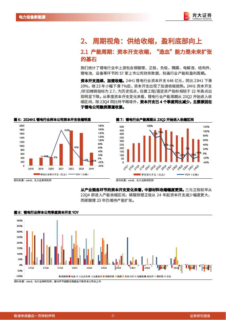 锂电行业2025年投资策略：从周期和成长视角把握拐点,锂电,新能源,锂电,新能源,第7张