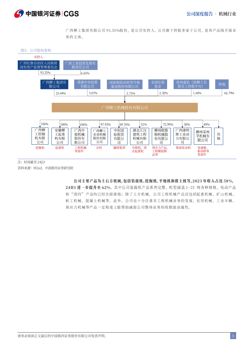 柳工研究报告：纵横多元驰骋内外，混改变革焕然一新,柳工,工程机械,柳工,工程机械,第5张