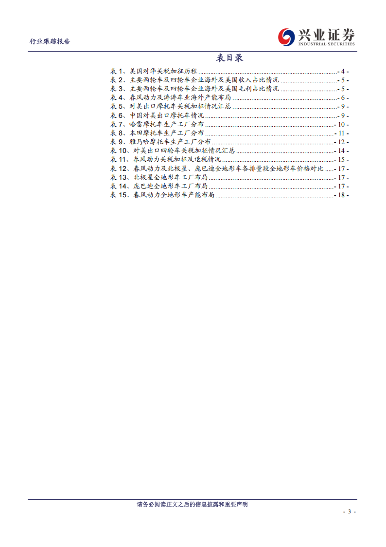 汽车行业关税专题报告：美国关税加征对两轮车及四轮车影响分析,汽车,两轮车,四轮车,汽车,两轮车,四轮车,第3张