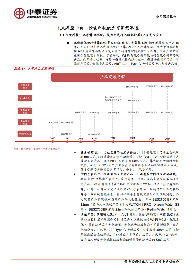 恒玄科技研究报告：AI Soc核心，受益端侧东风,恒玄科技,AI,恒玄科技,AI,第4张