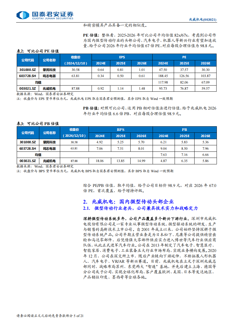 兆威机电研究报告：微型传动领导品牌，布局机器人享成长蓝海,兆威机电,微型传动,机器人,兆威机电,微型传动,机器人,第5张