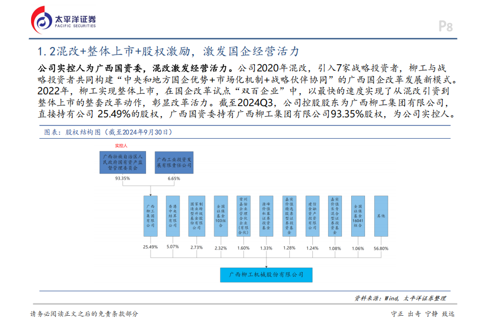 柳工研究报告：混改释放经营活力，国际化&拓品类助力成长,柳工,工程机械,柳工,工程机械,第8张