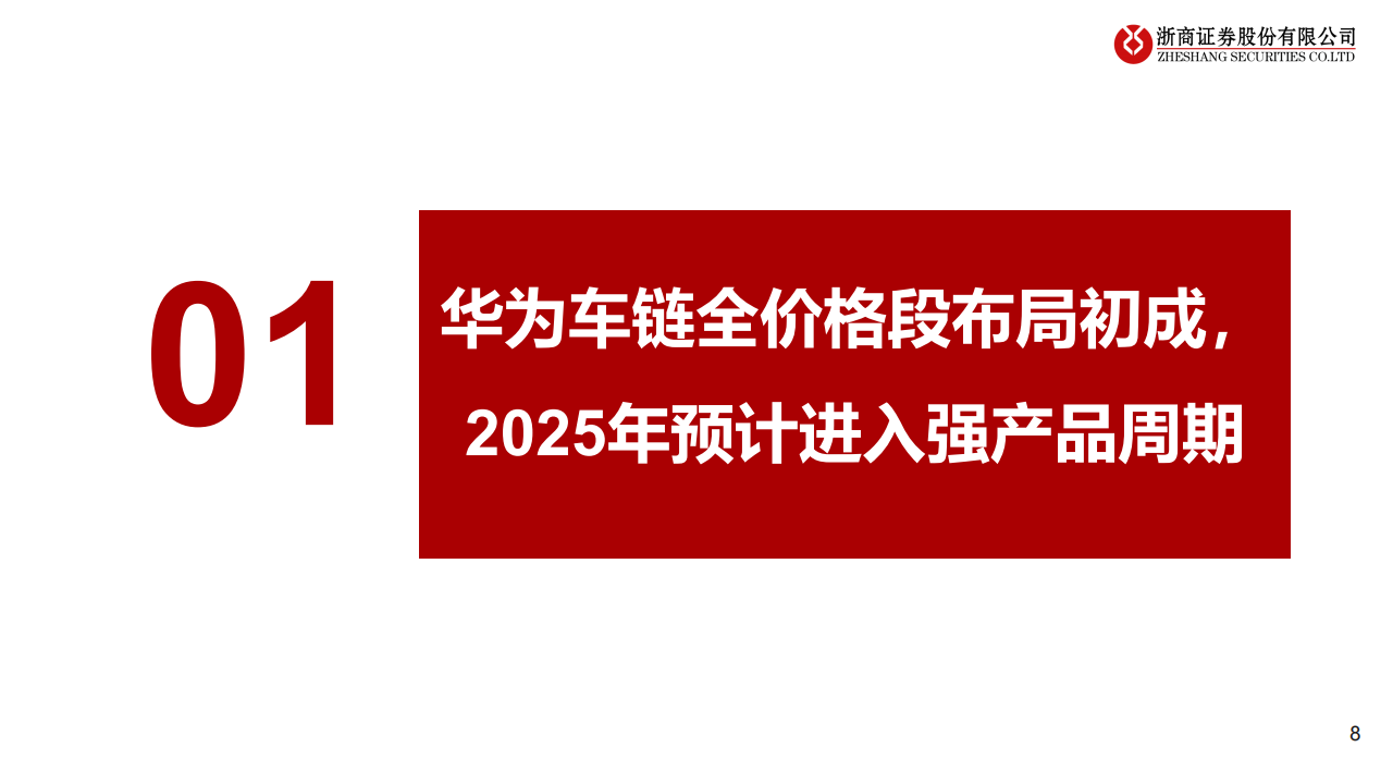 2025年华为汽车产业链行业年度投资策略：全价格段布局初成，自动驾驶进展加速，自主化产业链蓄势待发,华为,汽车,自动驾驶,华为,汽车,自动驾驶,第8张