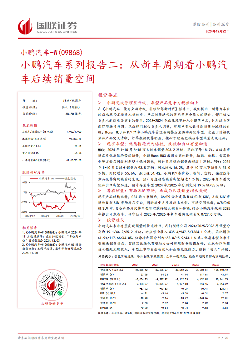 小鹏汽车研究报告：从新车周期看小鹏汽车后续销量空间,小鹏汽车,新能源汽车,小鹏汽车,新能源汽车,第3张