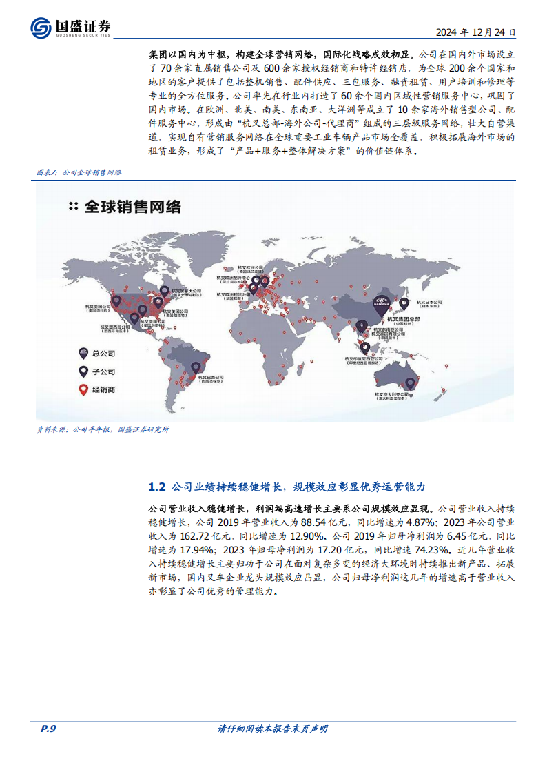 杭叉集团研究报告：60余年锐意进取，跻身世界叉车强者之列,杭叉集团,工程机械,杭叉集团,工程机械,第9张