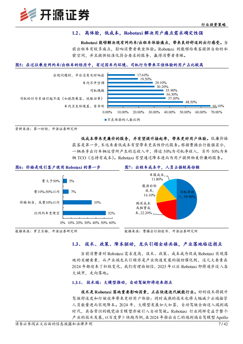 中小盘汽车行业2025年投资策略：Robotaxi已至，自动驾驶风起,Robotaxi,自动驾驶,汽车,Robotaxi,自动驾驶,汽车,第7张