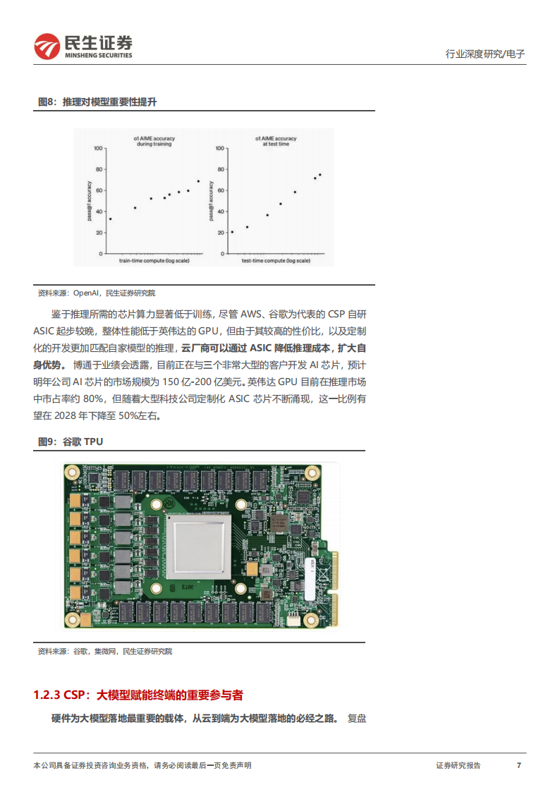 电子行业专题报告：AI新范式，云厂商引领+内需为王,电子,AI,电子,AI,第7张