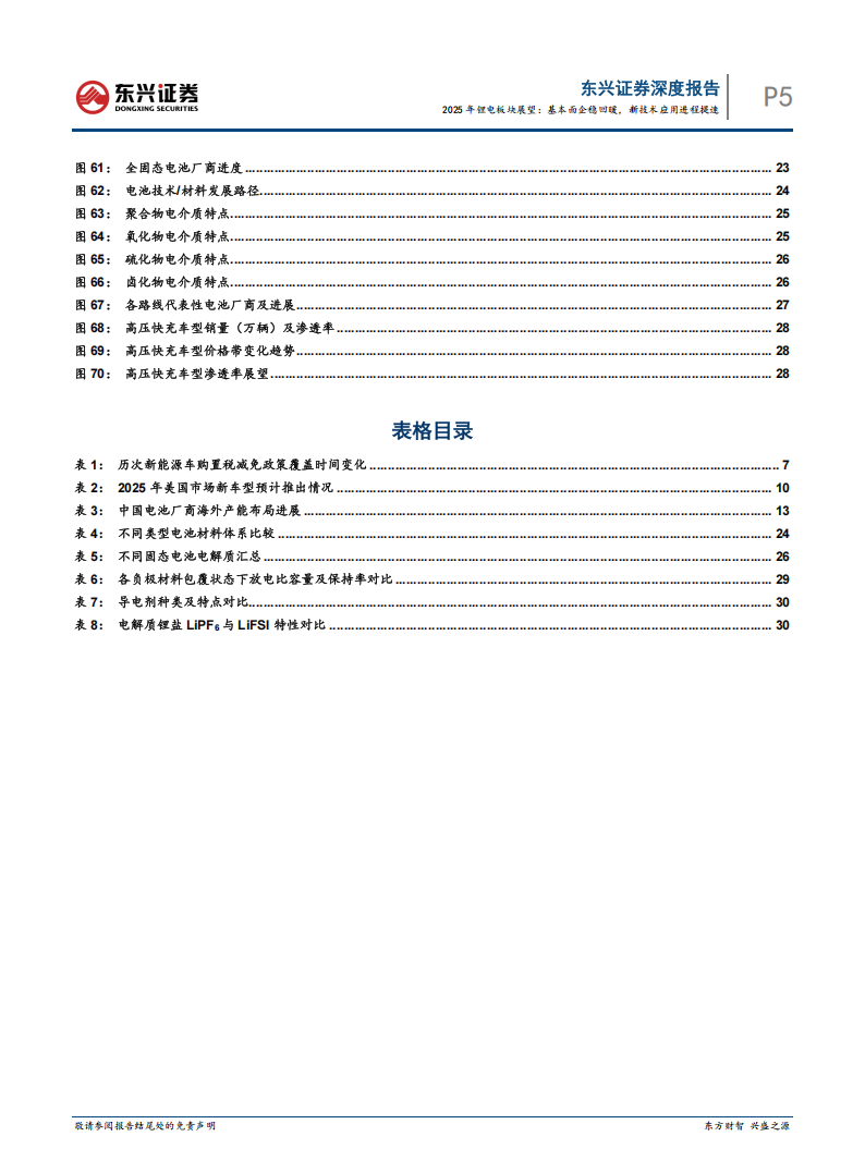 锂电行业2025年投资展望：基本面企稳回暖，新技术应用进程提速,锂电,新能源,锂电,新能源,第5张