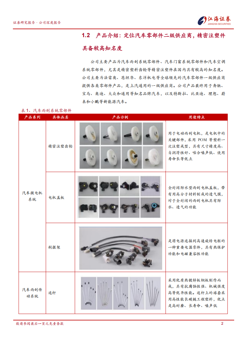 捷众科技研究报告：定位汽车零部件二级供应商，专注精密注塑零部件,捷众科技,汽车,零部件,二级供应商,精密注塑,捷众科技,汽车,零部件,二级供应商,精密注塑,第5张