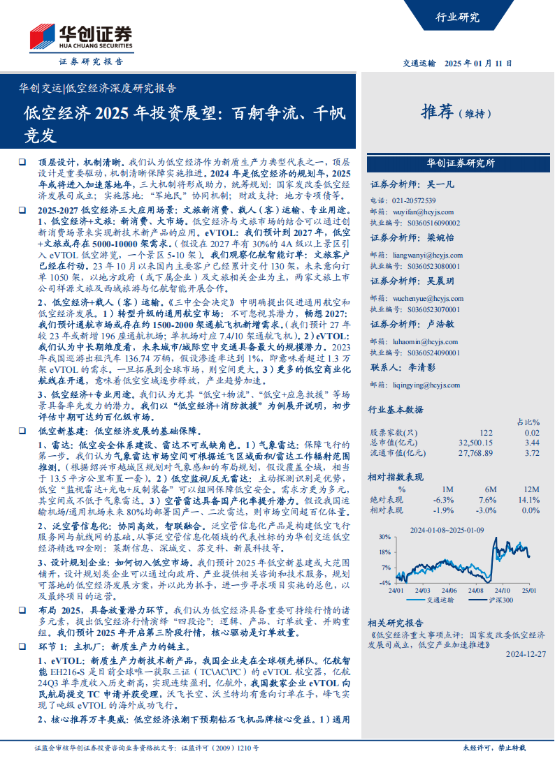 低空经济2025年投资展望：百舸争流、千帆竞发,低空经济,低空经济,第1张