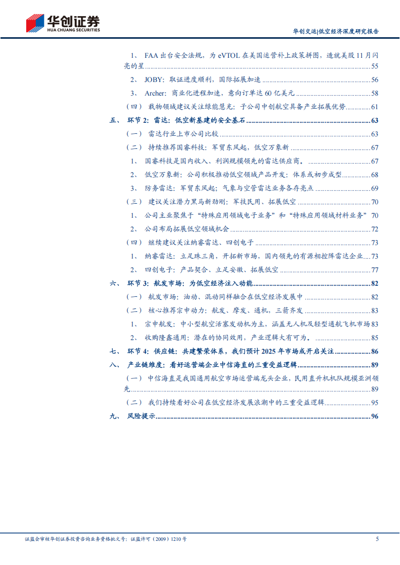 低空经济2025年投资展望：百舸争流、千帆竞发,低空经济,低空经济,第5张