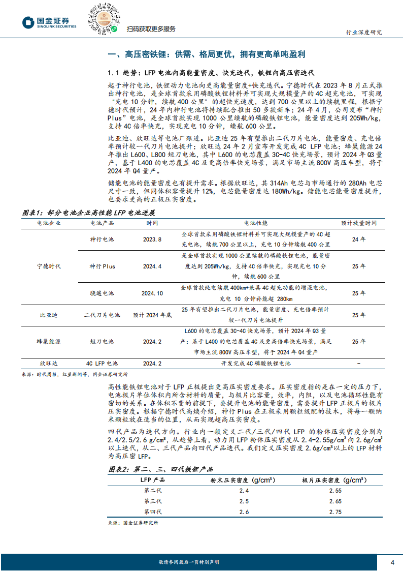 磷酸铁锂行业分析：景气反转向上，高压密铁锂壁垒提升,磷酸铁锂,高压密铁锂,新能源,磷酸铁锂,高压密铁锂,新能源,第4张