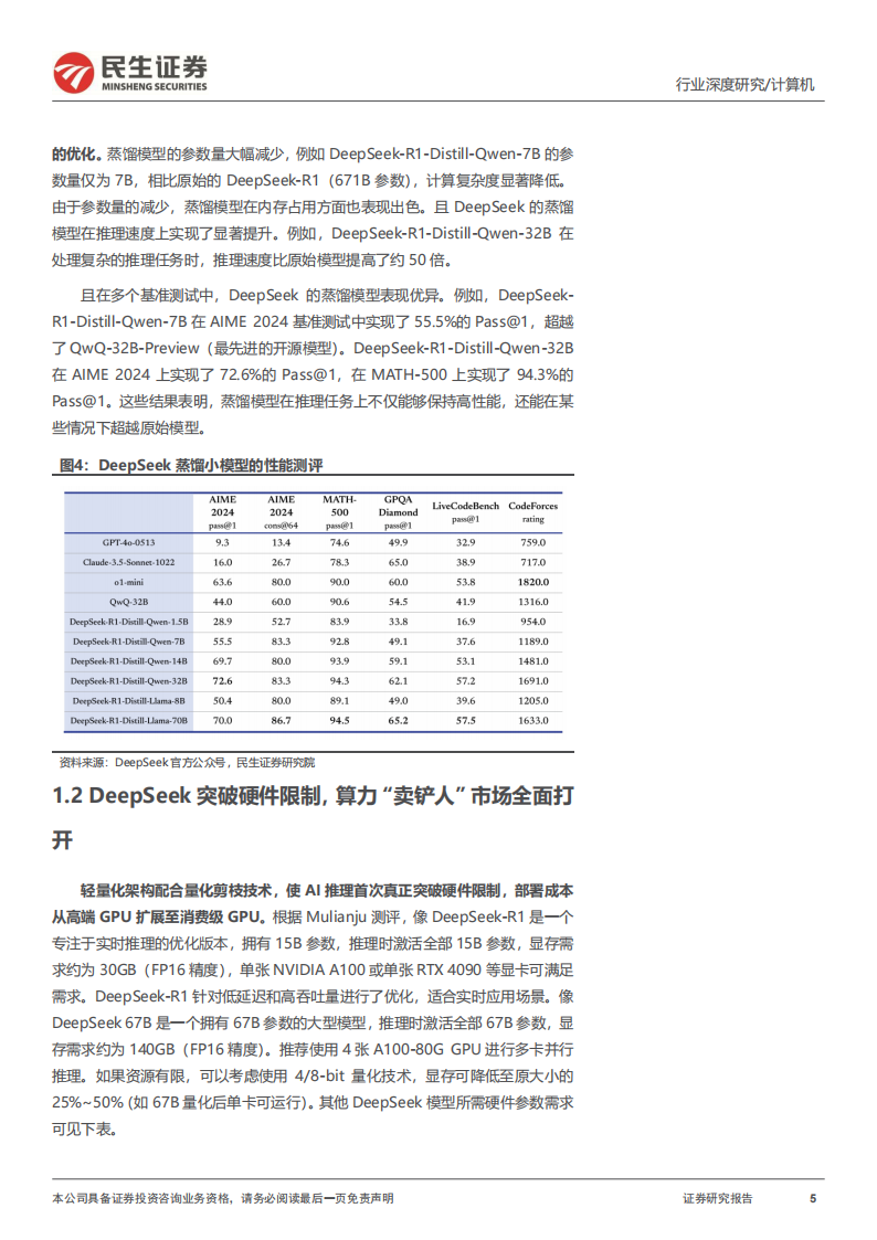 计算机行业专题研究：为什么DeepSeek最受益方向是云产业链,DeepSeek,AI,DeepSeek,AI,第5张