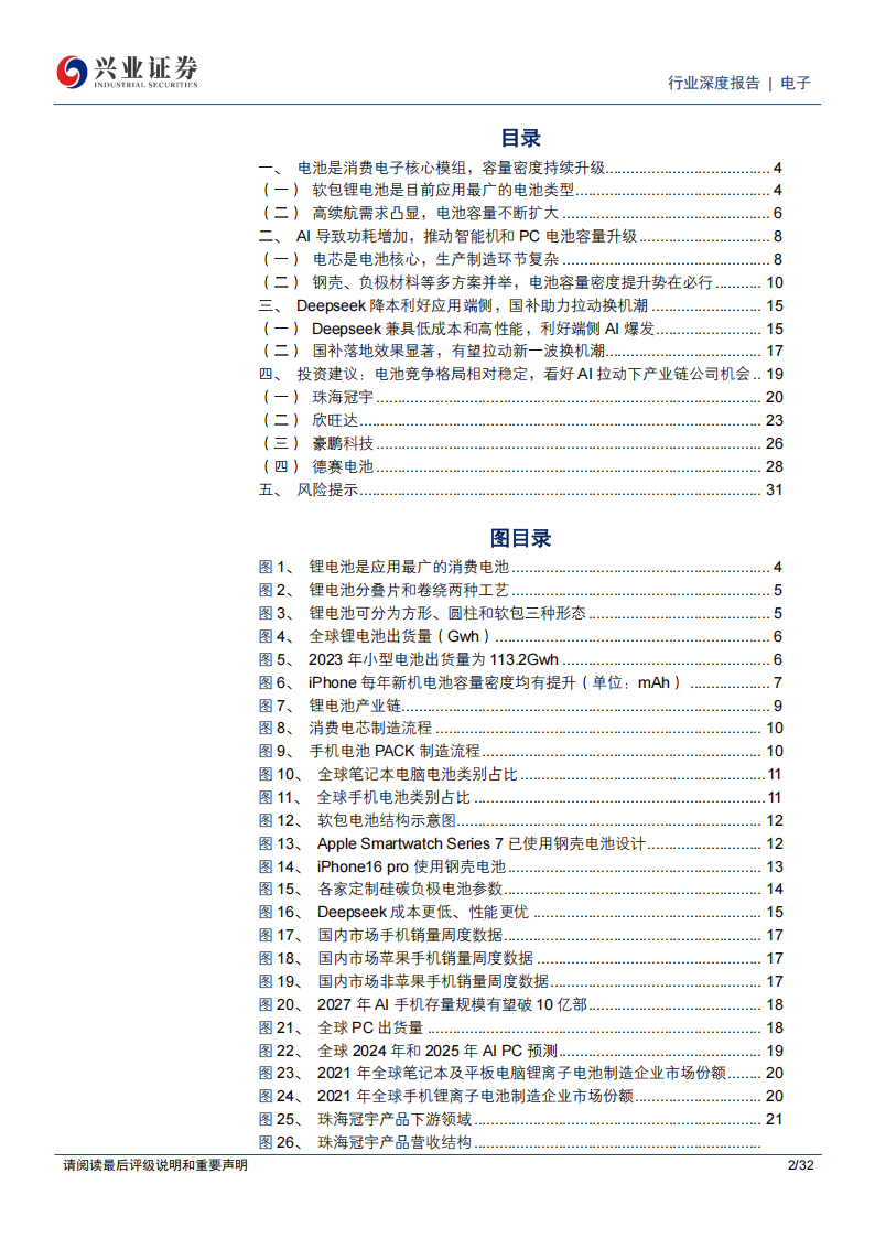 锂电池行业专题报告：Deepseek加速端侧AI渗透，电池产业链有望实现量价齐升,锂电池,DeepSeek,AI,产业链,锂电池,DeepSeek,AI,产业链,第2张